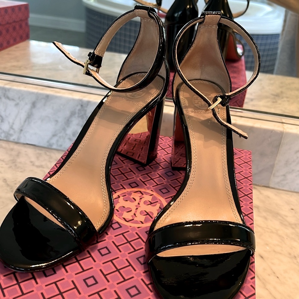 Tory Burch Cecile Black 3 inch heel